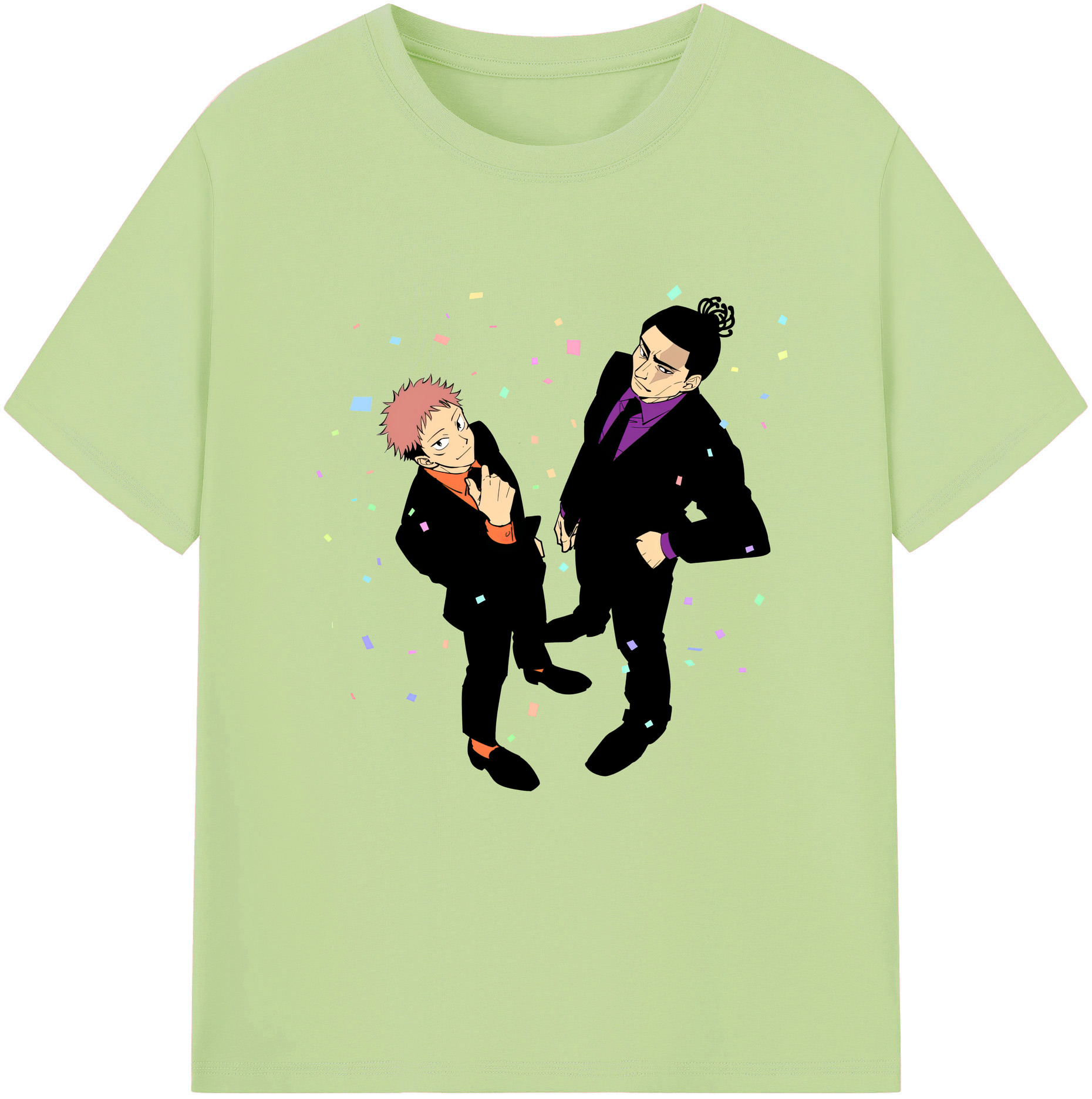 （画像用） 呪術廻戦 Jujutsu Kaisen 綿100％半袖Tシャツ（フロントプリント）